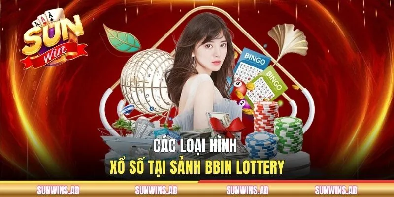 Các loại hình xổ số tại sảnh BBin Lottery